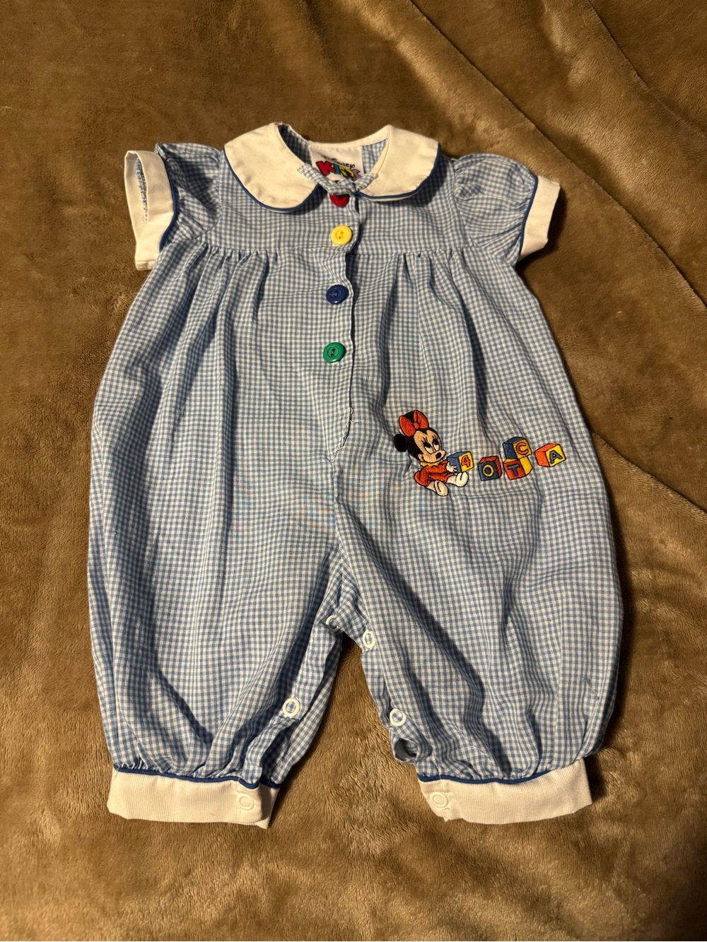 Vtg Disney Kids Minnie Romper size 3-6 month